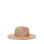 Fedora in paglia con logo FDR036067PS25 STR-9P-MICSRBBEIGE RED RUSLAN BAGINSKIY 