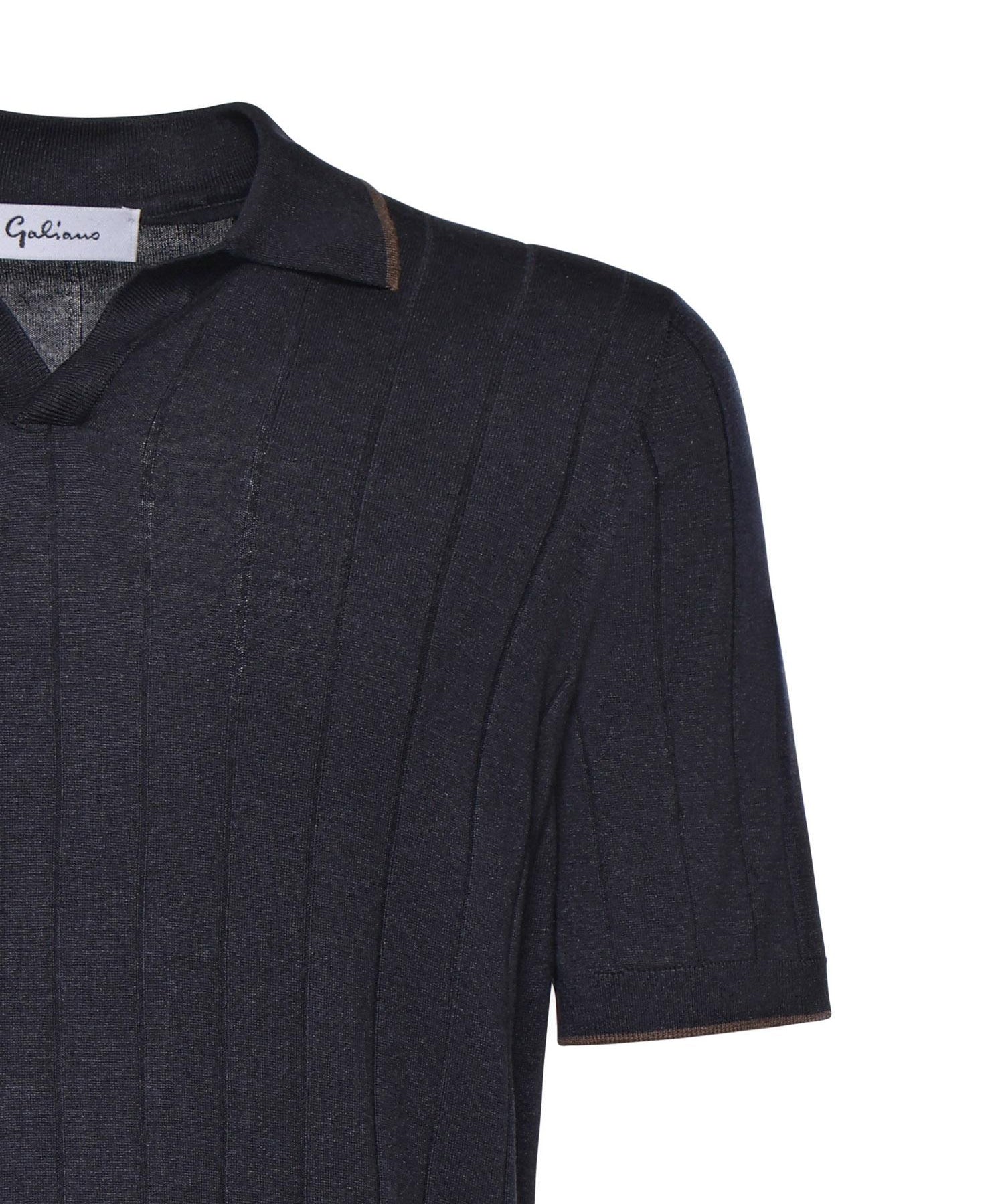 Polo in seta 43181 23510597 GALIANO 