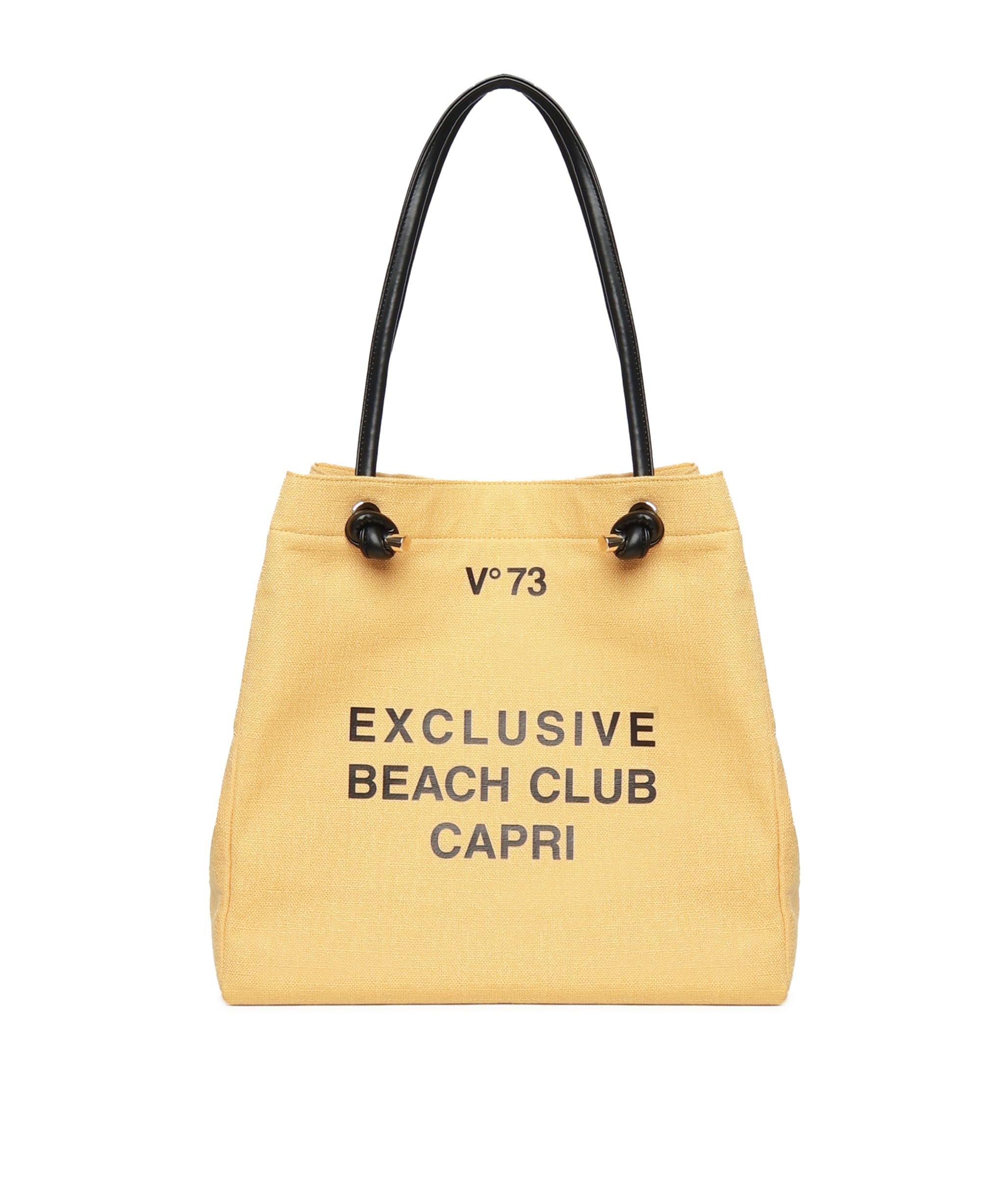 Borsa shooping Beach Club 73BS92701 BEACH CLUBGIALLO/NERO V° 73 