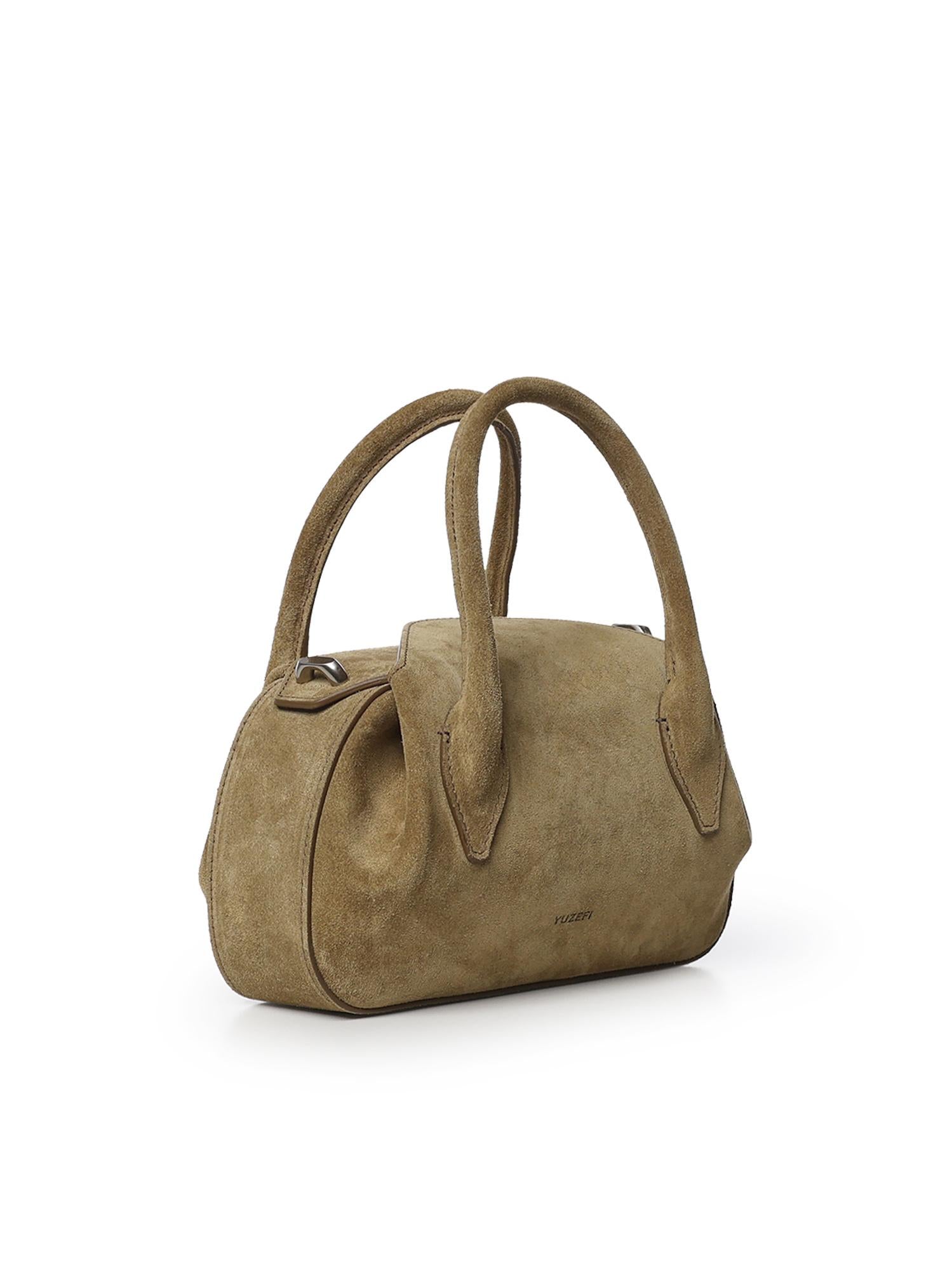 Mini bag Oyster in suede OYSTER MINI DUFFLE SUEDE  YUZEFI 