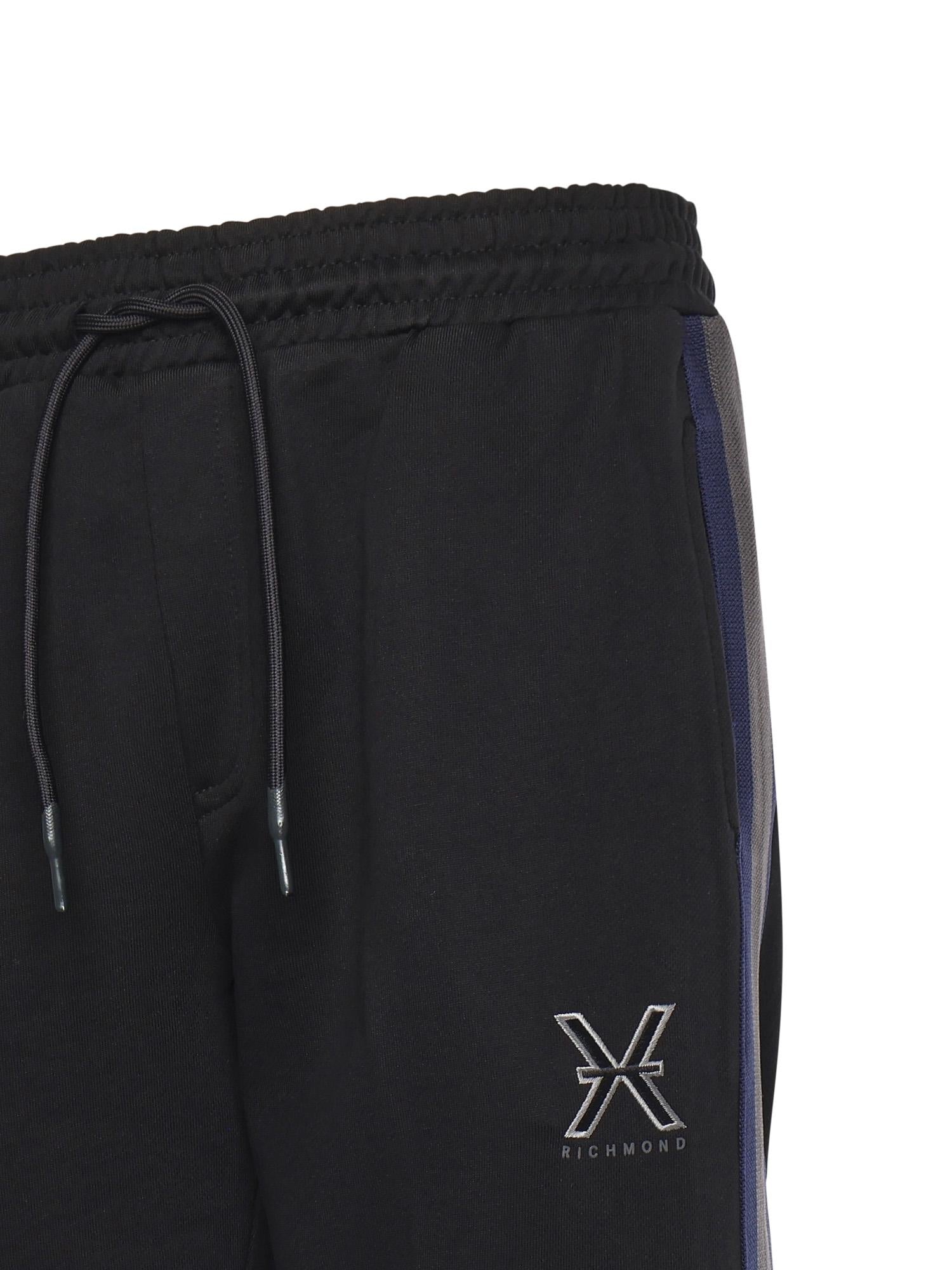 Joggers in cotone con logo UMA25034PA BLACK RICHMOND X 