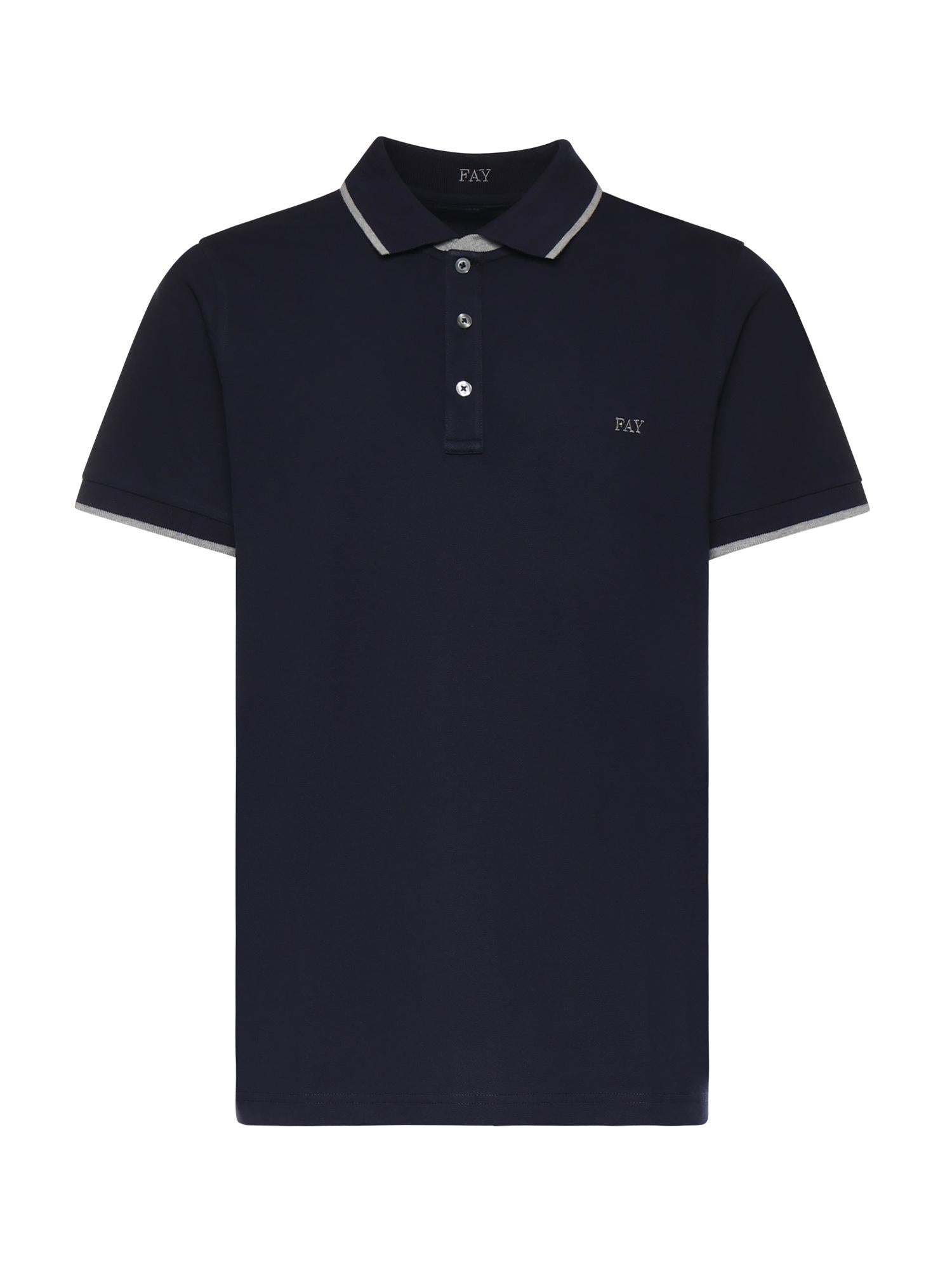 Polo in piquet stretch NPMB252140STDW U806 FAY 