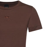 T-shirt con logo Love Birds 100355 A339L78 PINKO 