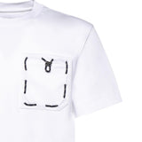 T-shirt in cotone FY0936 AYXYF0QA0 FENDI 