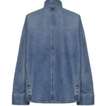 Camicia in denim con zip AA9C1005D015C A21 ALAIA 