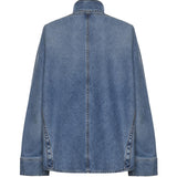 Camicia in denim con zip AA9C1005D015C A21 ALAIA 