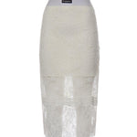 Gonna midi in pizzo con spacchetti 106664 A381Z05 PINKO 