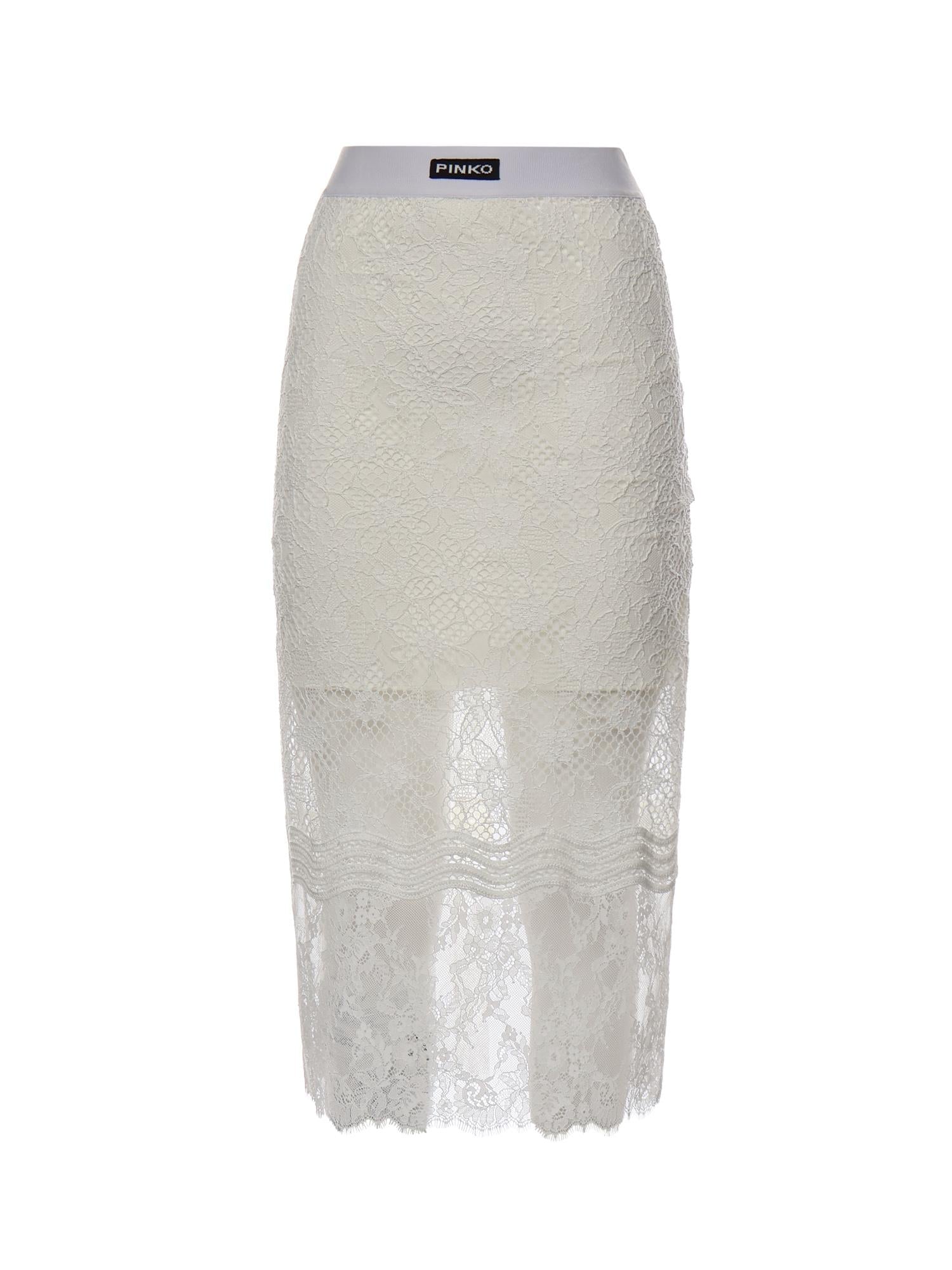 Gonna midi in pizzo con spacchetti 106664 A381Z05 PINKO 