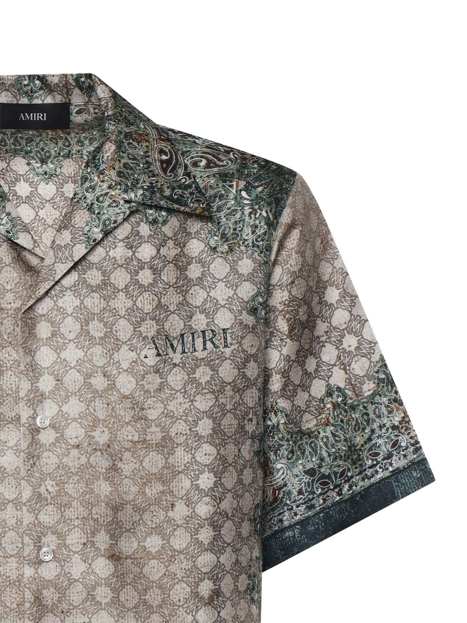 Camicia con stampa in seta AMTOSH1095 900 AMIRI 
