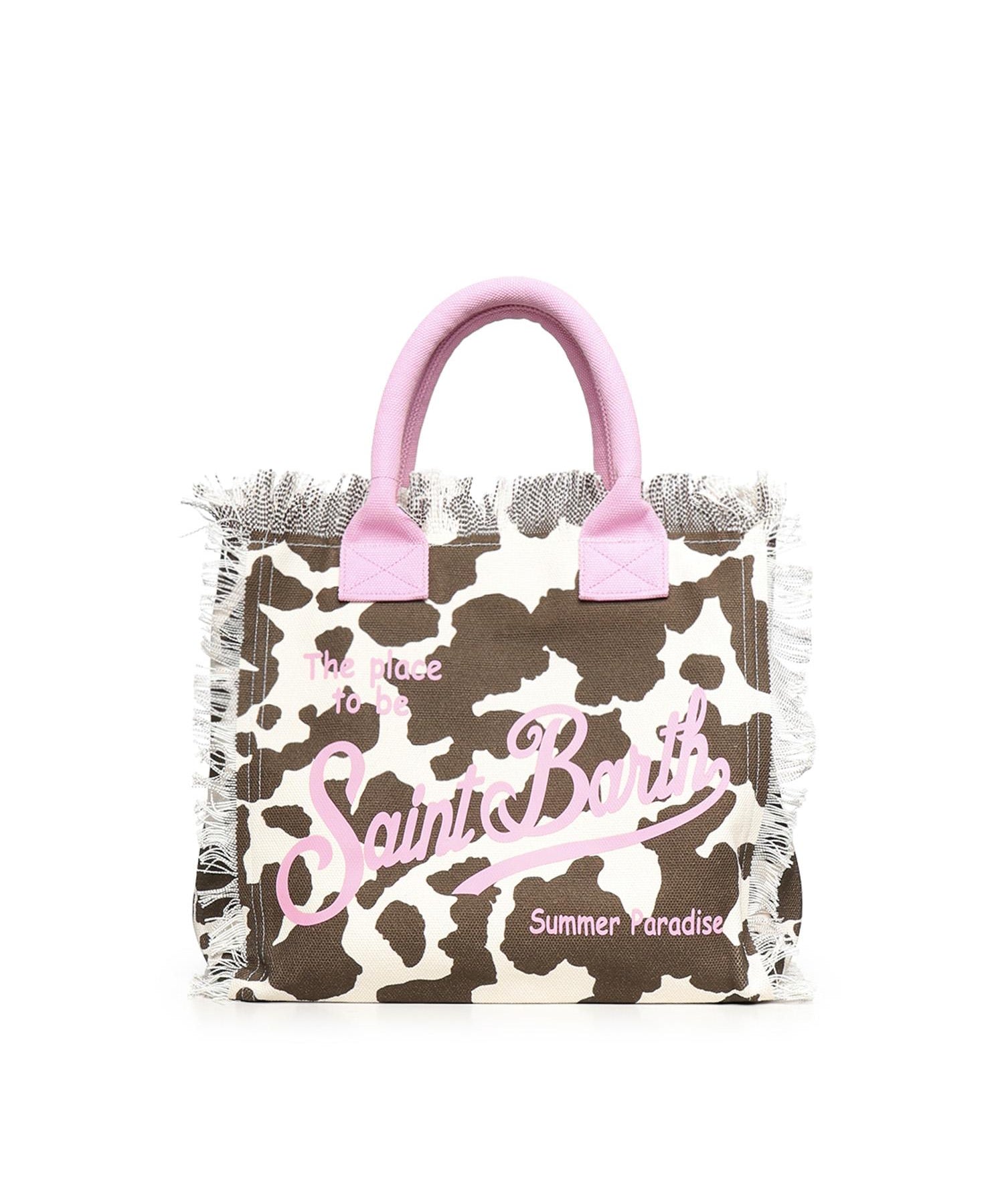 Borsa Vanity in canvas con stampa VANI001 00327L MC2 SAINT BARTH 
