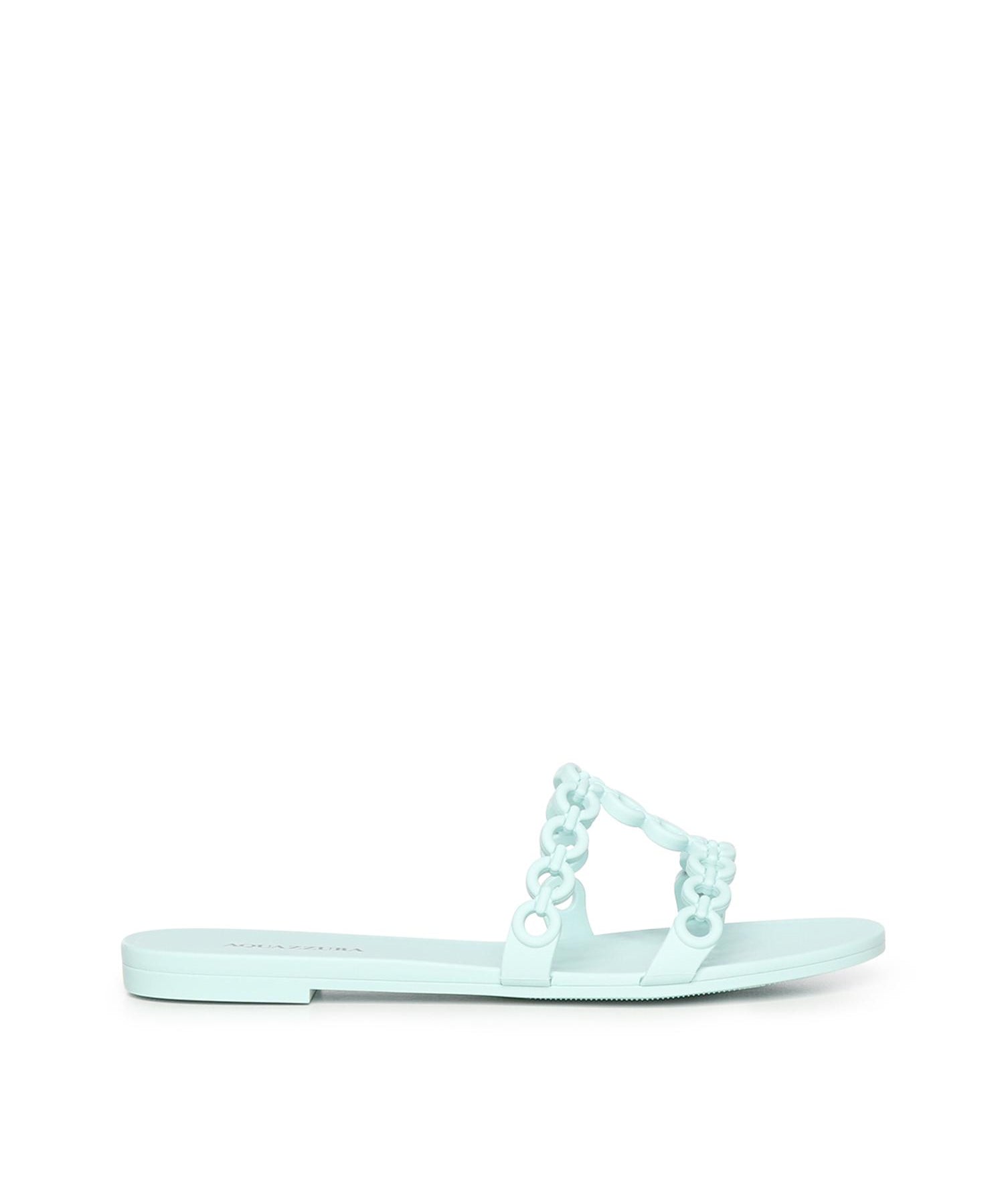 Sandali flat Infinity Chain Jelly ICJFLAS0 JLYSRZ AQUAZZURA 