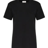 T-shirt in cotone DM8092-1 NERO OTTOD'AME 