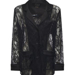 Giacca in pizzo e satin 105502 A2R7Z99 PINKO 