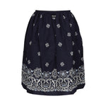 Gonna in popeline fiammato con stampa<BR/> MG2425 17X0F022X MIU MIU 