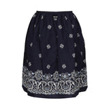 Gonna in popeline fiammato con stampa<BR/> MG2425 17X0F022X MIU MIU 