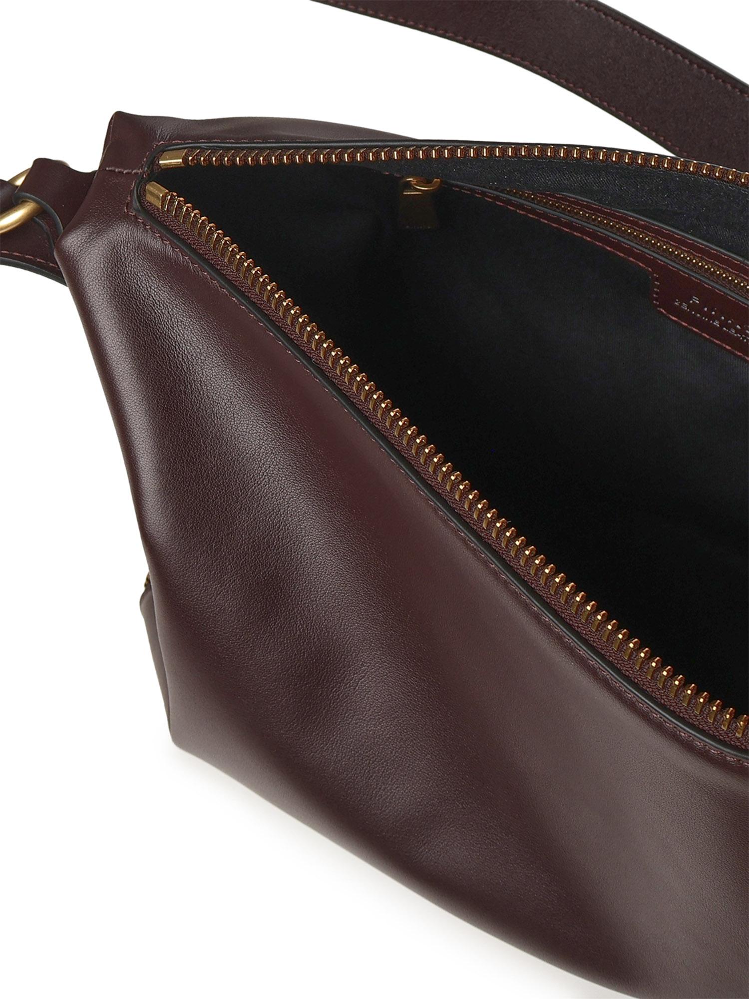 Borsa a spalla hobo in pelle 105113 A0QOLA7Q PINKO 