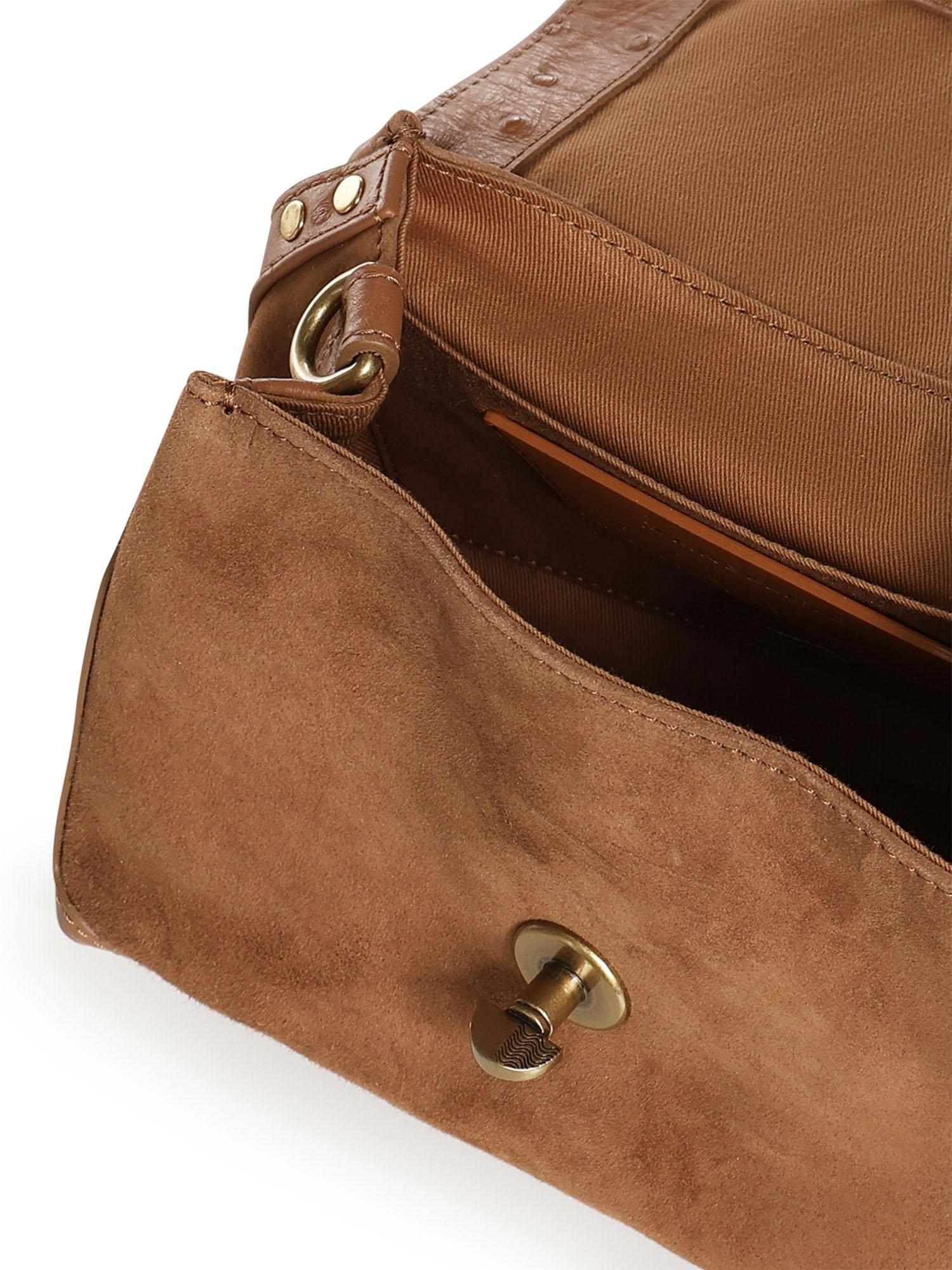 Borsa Postina® Baby in pelle Zashmere® e cactus 070790 2270000Z0248 ZANELLATO 