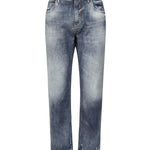 Jeans loose in denim di cotone GYJDAD G8NX2S9001 DOLCE & GABBANA 