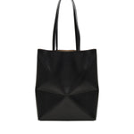 Borsa Puzzle Fold Tote media in pelle di vitello A657G50X01 1100 LOEWE 