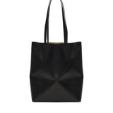 Borsa Puzzle Fold Tote media in pelle di vitello A657G50X01 1100 LOEWE 