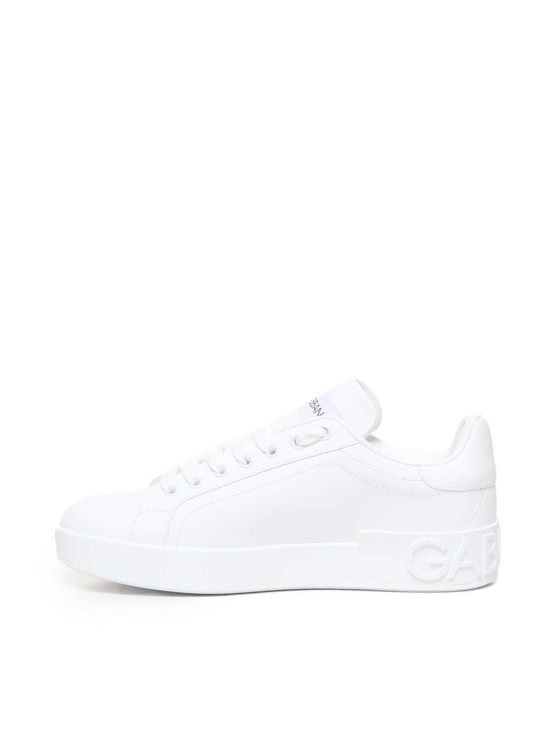 Sneakers Portofino in pelle CK1544 A106580001 DOLCE & GABBANA 