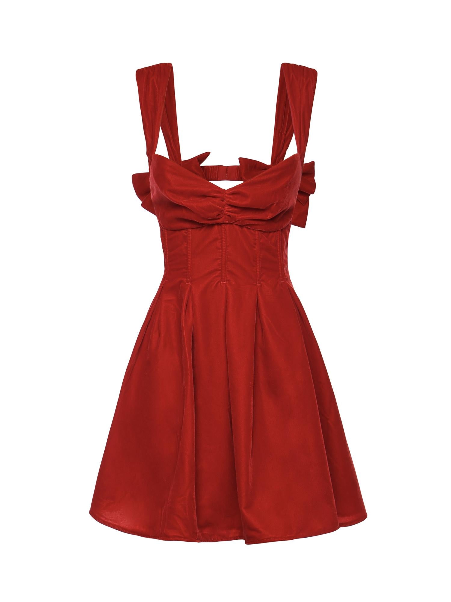 Mini abito August CD3955 RED FOR LOVE & LEMONS 