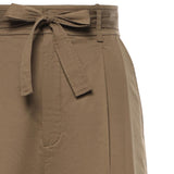 Pantalone a vita alta in cotone 836553 YZ9CV2412 SAINT LAURENT 