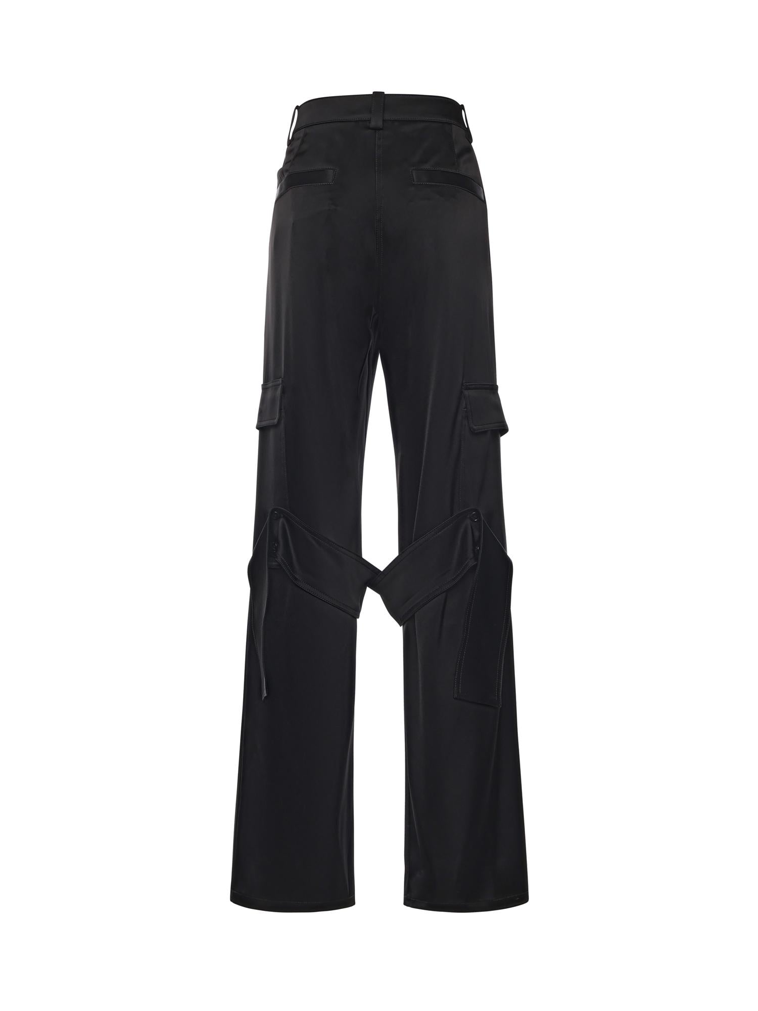 Pantalone Utility Chaps in raso 126CPA558TA0007 9999 COURREGES 