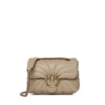 Mini borsa Love Bag Puff Butterfly a tracolla in nappa 100039 A1EXC50Q PINKO 