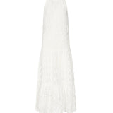 Abito midi in sangallo e macramè 104857 A2G9Z05 PINKO 