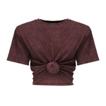 T-shirt cropped annodata<BR/> 3447250000027  MAGDA BUTRYM 