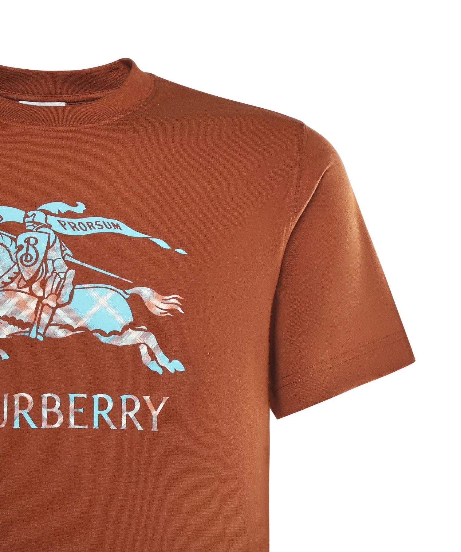 T-shirt in cotone con EKD sfumato 8119016 C4173 BURBERRY 