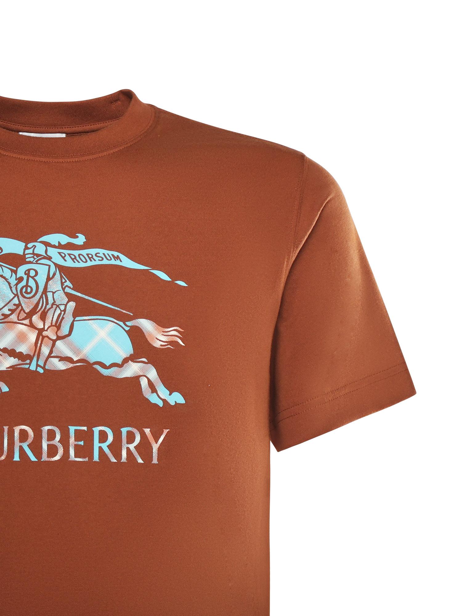 T-shirt in cotone con EKD sfumato 8119016 C4173 BURBERRY 