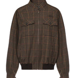 Blouson in Pied de poule check ML1261 181JF0040 MIU MIU 