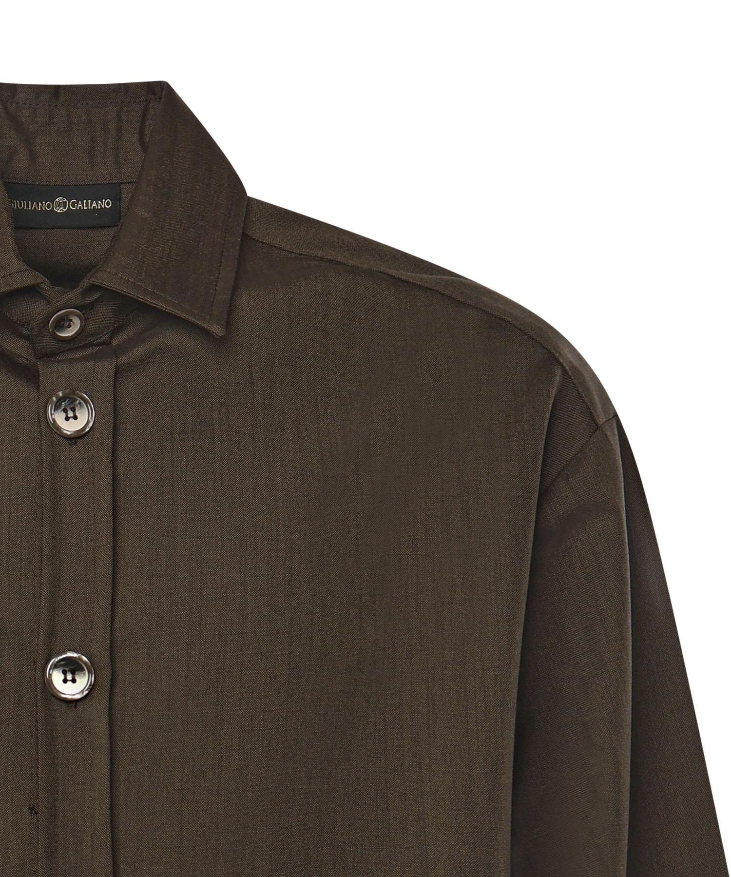 Camicia Tobhias in lana TOBHIAS BRONZO GIULIANO GALIANO 