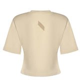 T-shirt cropped in jersey di cotone 26SSNTP-0001 NOCCIOLA NINEMINUTES 
