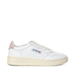Sneakers in pelle con talloncino a contrasto effetto metallizzato AULW LL16 AUTRY 