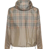 Giacca con cappuccio e Check sfumato 8118831 B9368 BURBERRY 