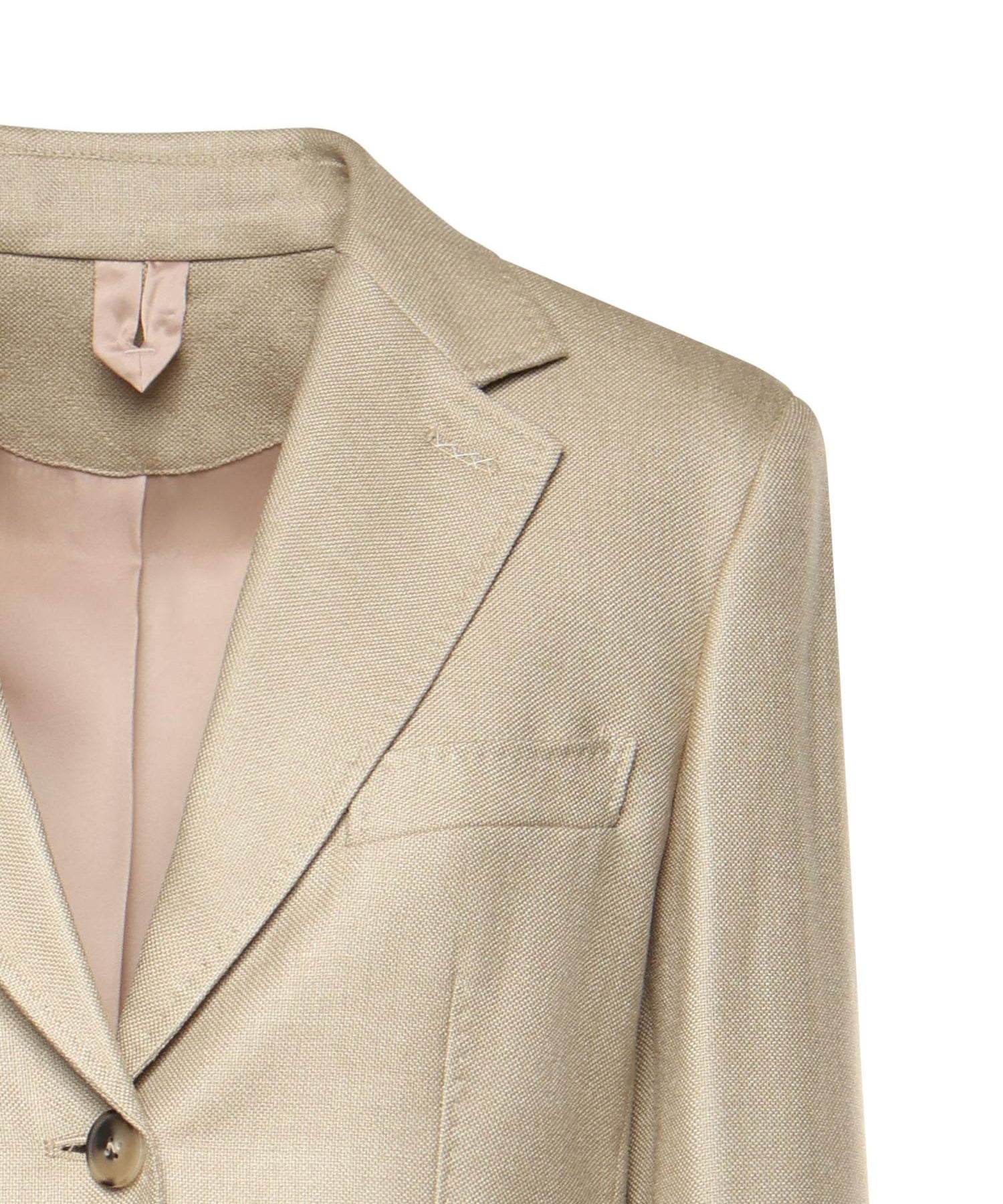 Blazer monopetto in canvas di lana e seta 2611041111600 002 MAX MARA 