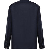 Camicia Rits in lino RITS BLU GALIANO 