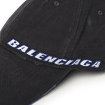 Berretto "Tilted Typo" in drill di cotone 854036 410B21000 BALENCIAGA 