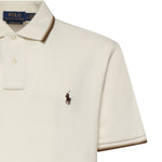 Polo in cotone con logo<BR/> 710842621 054 POLO RALPH LAUREN 