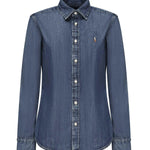 Camicia in denim con logo 211969458 001 POLO RALPH LAUREN 