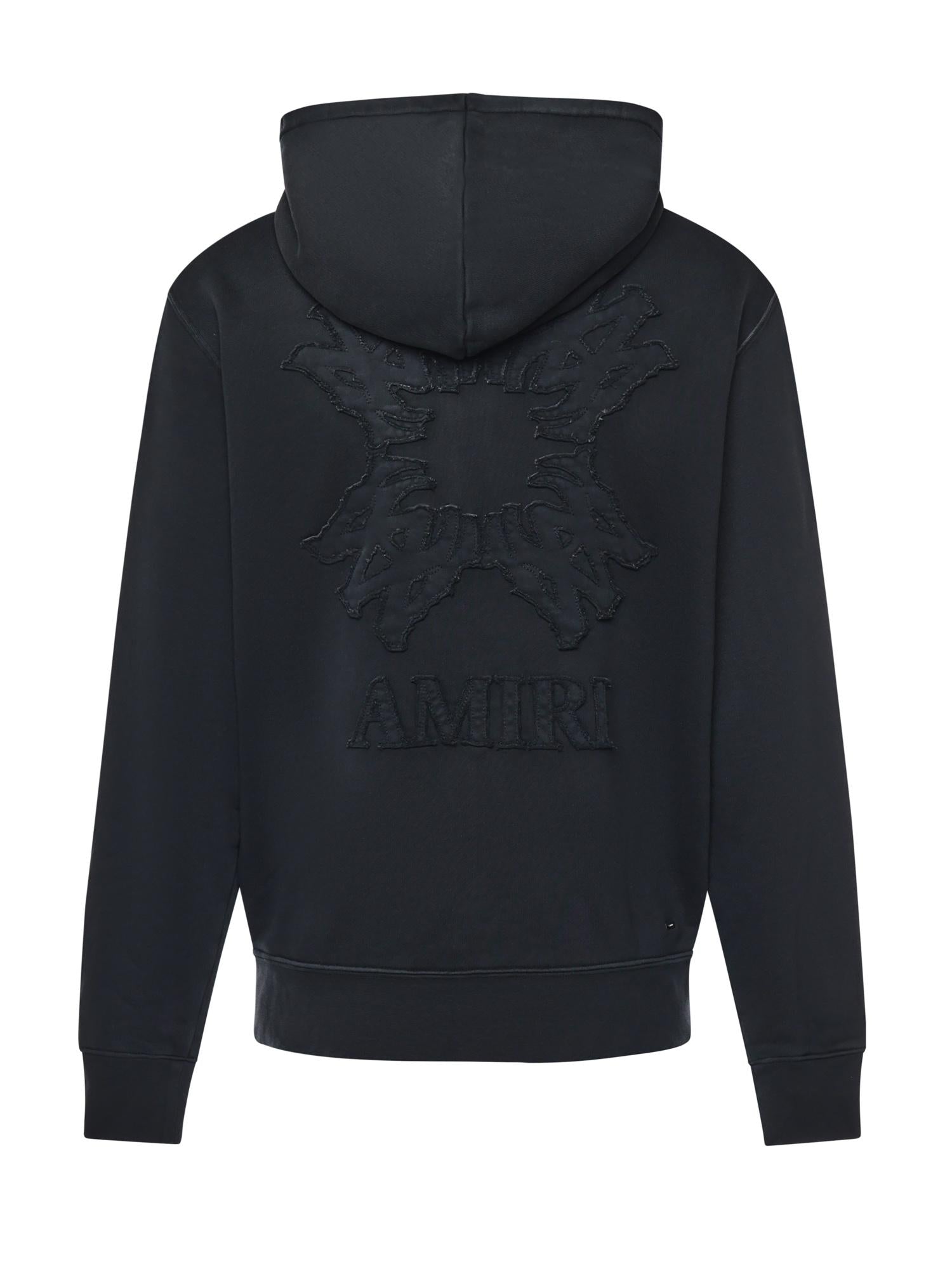 Felpa con cappuccio in cotone AMTOJR1034 001 AMIRI 