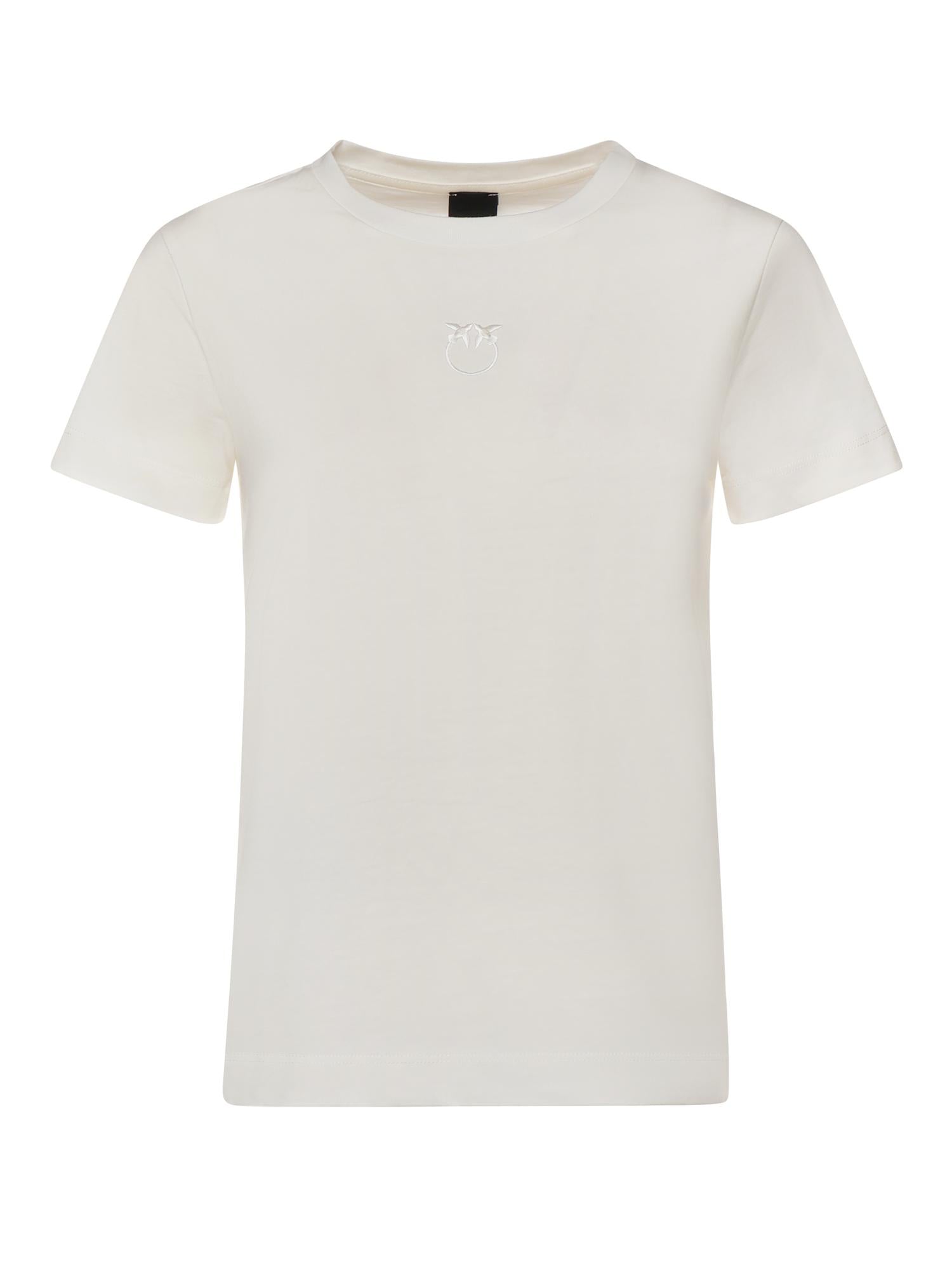 T-shirt con logo Love Birds 100355 A339Z05 PINKO 