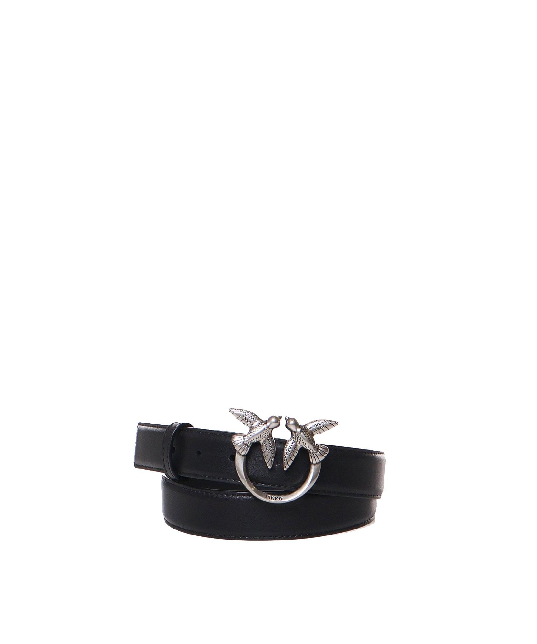 Cintura Love Birds in pelle 3cm 100125 A0F1Z99O PINKO 