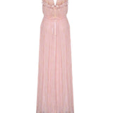 Abito in pizzo con ruches sullo scollo 80AJO490 N0789495 GENNY 
