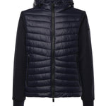 Giubbino con cappuccio e logo MK9940039 BLUE MARKUP 