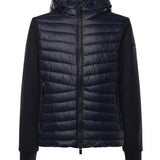 Giubbino con cappuccio e logo MK9940039 BLUE MARKUP 