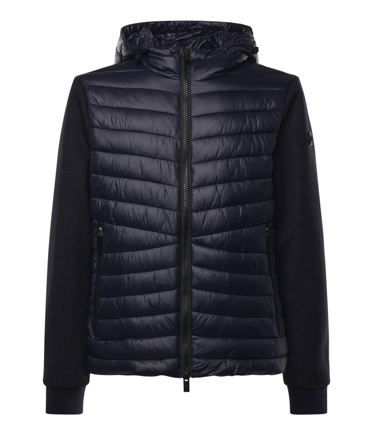 Giubbino con cappuccio e logo MK9940039 BLUE MARKUP 